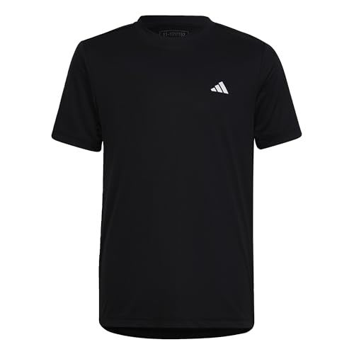 adidas Jungen T-Shirt (Short Sleeve) B Club Tee, Black, HZ9013, 116 von adidas