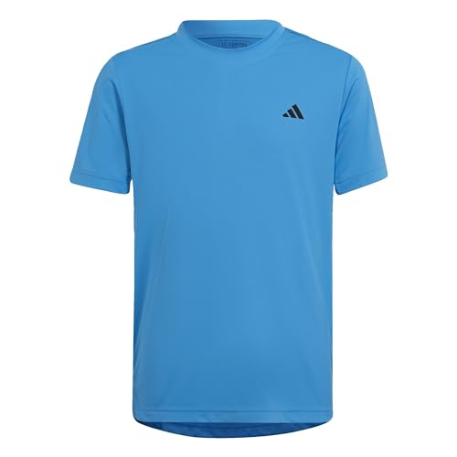 adidas Jungen T-Shirt (Short Sleeve) B Club Tee, Pulse Blue, HZ9010, 128 von adidas