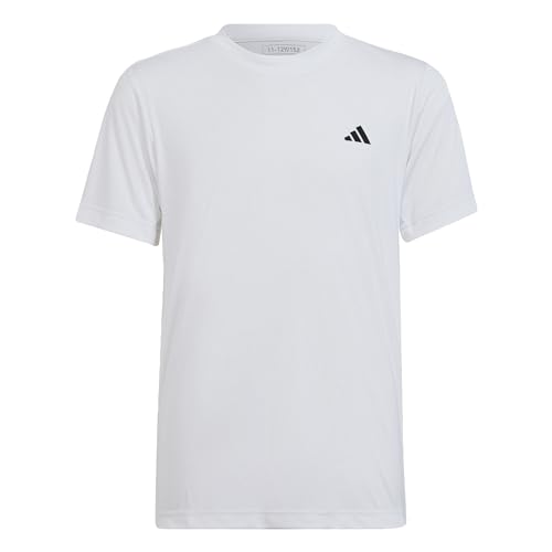adidas Jungen T-Shirt (Short Sleeve) B Club Tee, White, HZ9012, 152 von adidas