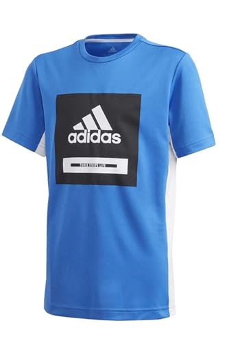 adidas Kinder Bold T-Shirt, Blue/White, 104 von adidas