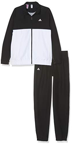adidas Kinder Club Trainingsanzug, Black/White, 152 von adidas