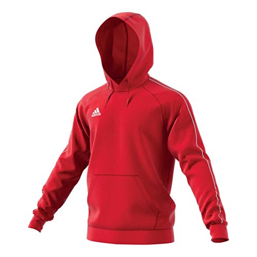 adidas Kinder Core 18_cv3431 Hoodie Sweatshirt, Rot (Power Red/White), 176 von adidas