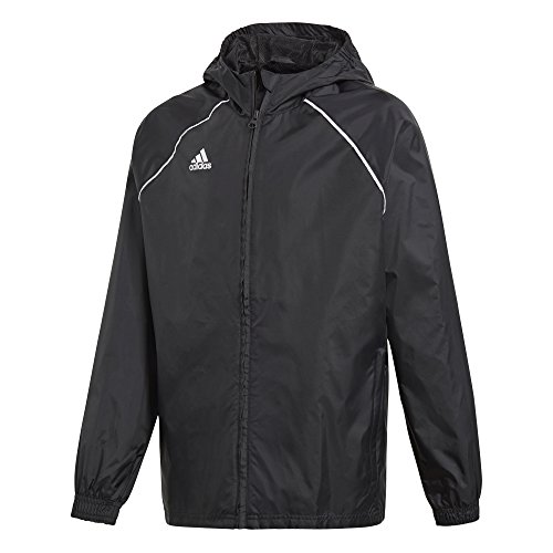 adidas Kinder Core18 RN Jkt Y Jacke, schwarz/weiß, 128 von adidas