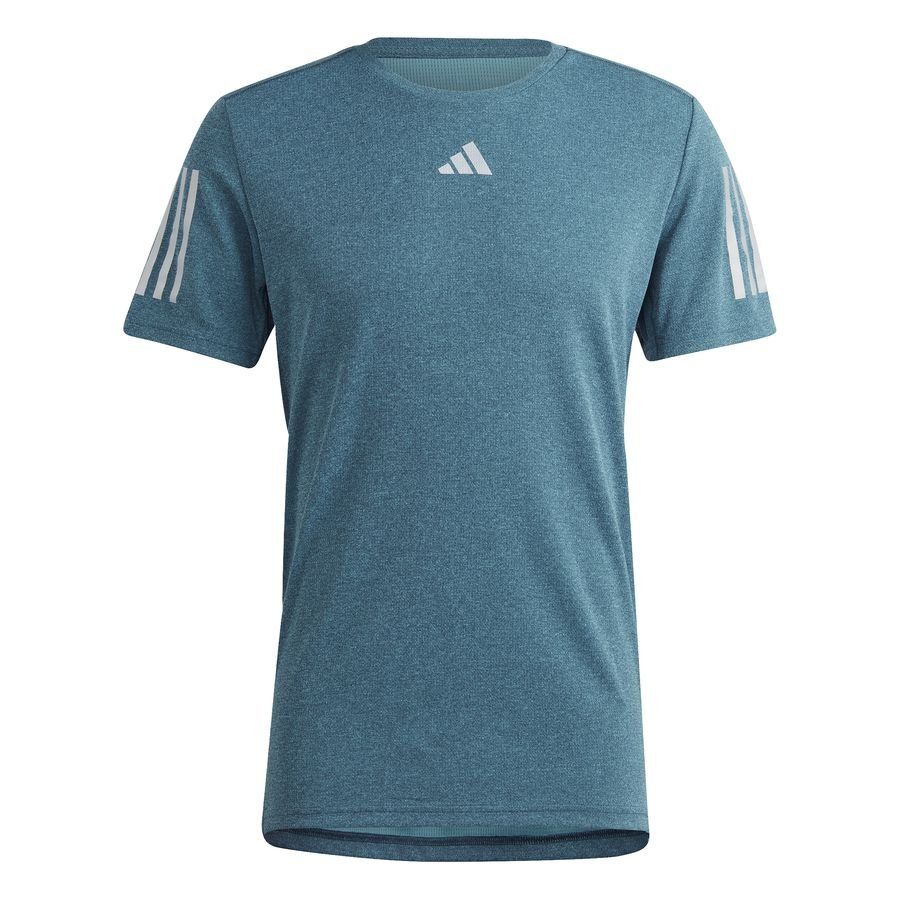 adidas Lauf T-Shirt Own The Run - Blau/Silber von adidas