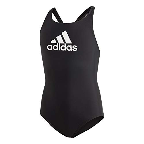 adidas Mädchen Badge of Sport Badeanzug, Black, 104 von adidas