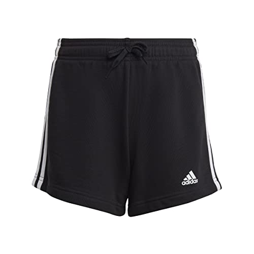 adidas Mädchen Essentials 3-Stripes Shorts, Black/White, 11-12 Years von adidas