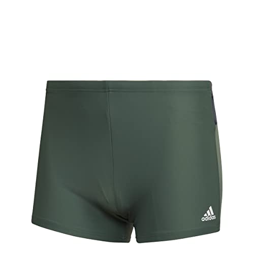 adidas Mens Boxer Swimwear Block Boxer, Green Oxide/Grey Six, HI1628, 9 von adidas