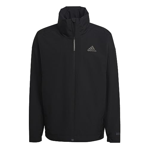 Adidas Mens Jacket (Technical) Traveer Rain.Rdy Jacket (Gender Neutral), Black/Black, HG6016, L von adidas