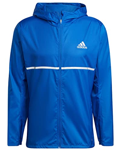 Adidas Mens Jacket Own The Run Jacket, Team Royal Blue/Reflective Silver, HL3961, S von adidas
