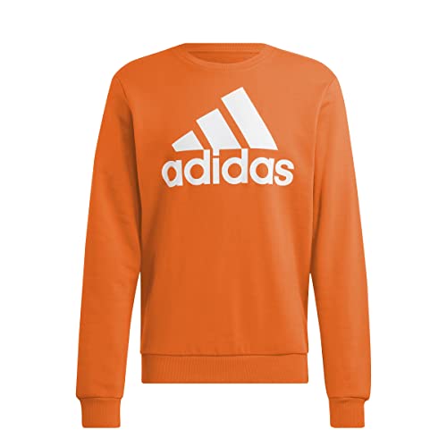 Adidas Mens Sweatshirt (Long Sleeve) M Bl FL SWT, Semi Impact Orange/White, HL2304, S von adidas
