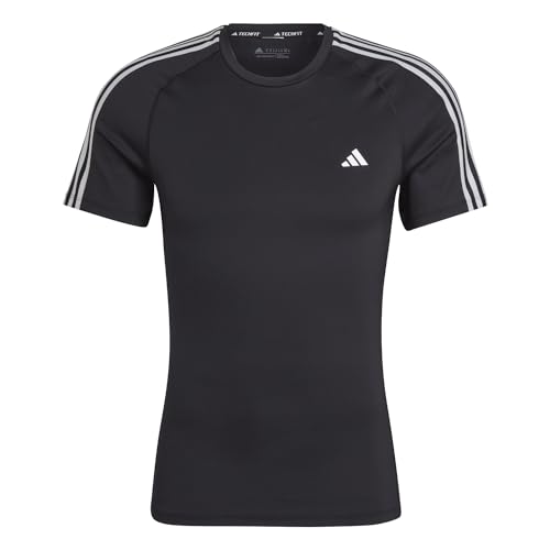 Adidas Mens T-Shirt (Short Sleeve) Tf 3S Tee, Black, HD3525, XL von adidas