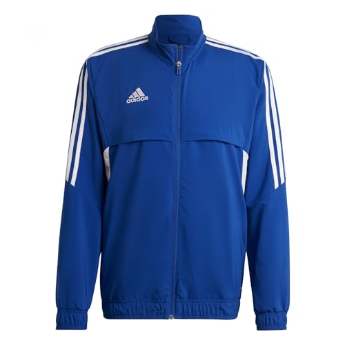 Adidas Mens Tracksuit Jacket Con22 Pre Jkt, Team Royal Blue/White, HA6245, L von adidas