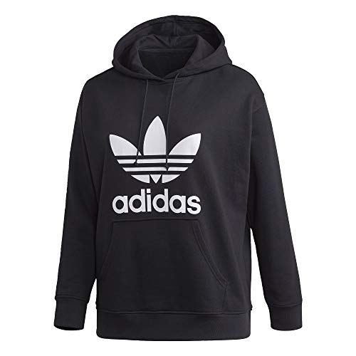 adidas Herren Trefoil Hoody Pullover Sweater, Black/White, M EU von adidas