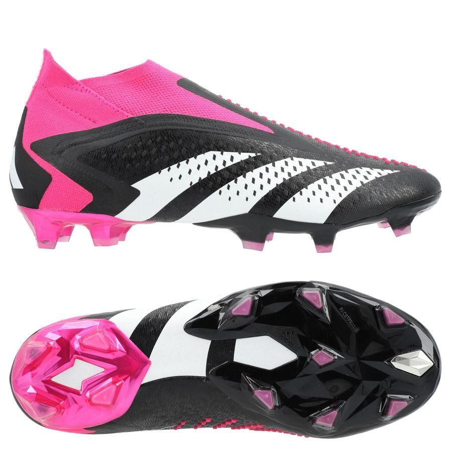 adidas Predator Accuracy + FG Own Your Football - Schwarz/Weiß/Pink von adidas