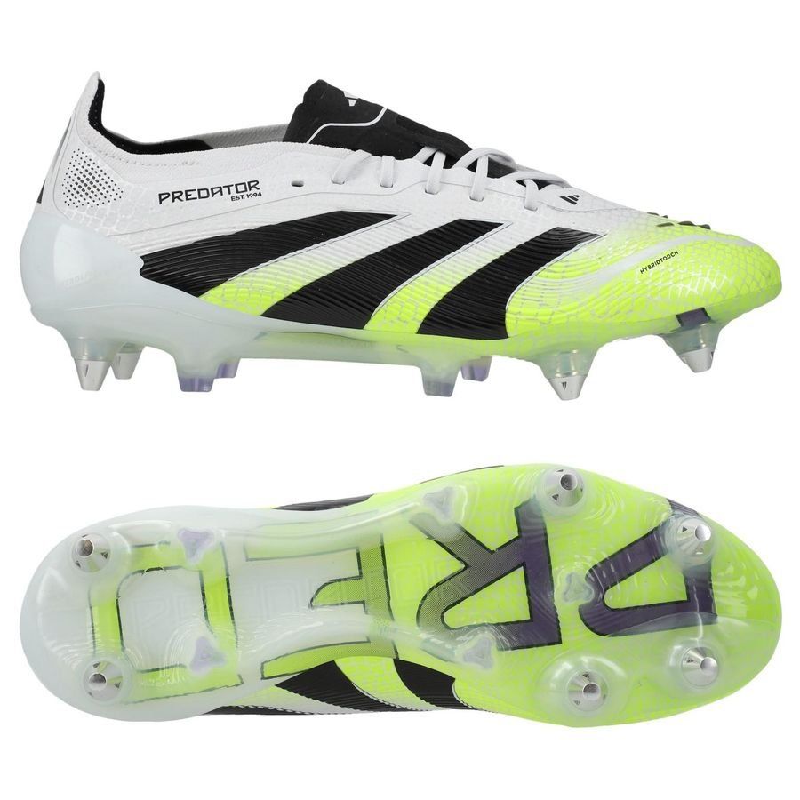 adidas Predator Elite SG Radiant Blaze - Weiß/Schwarz/Gelb von adidas