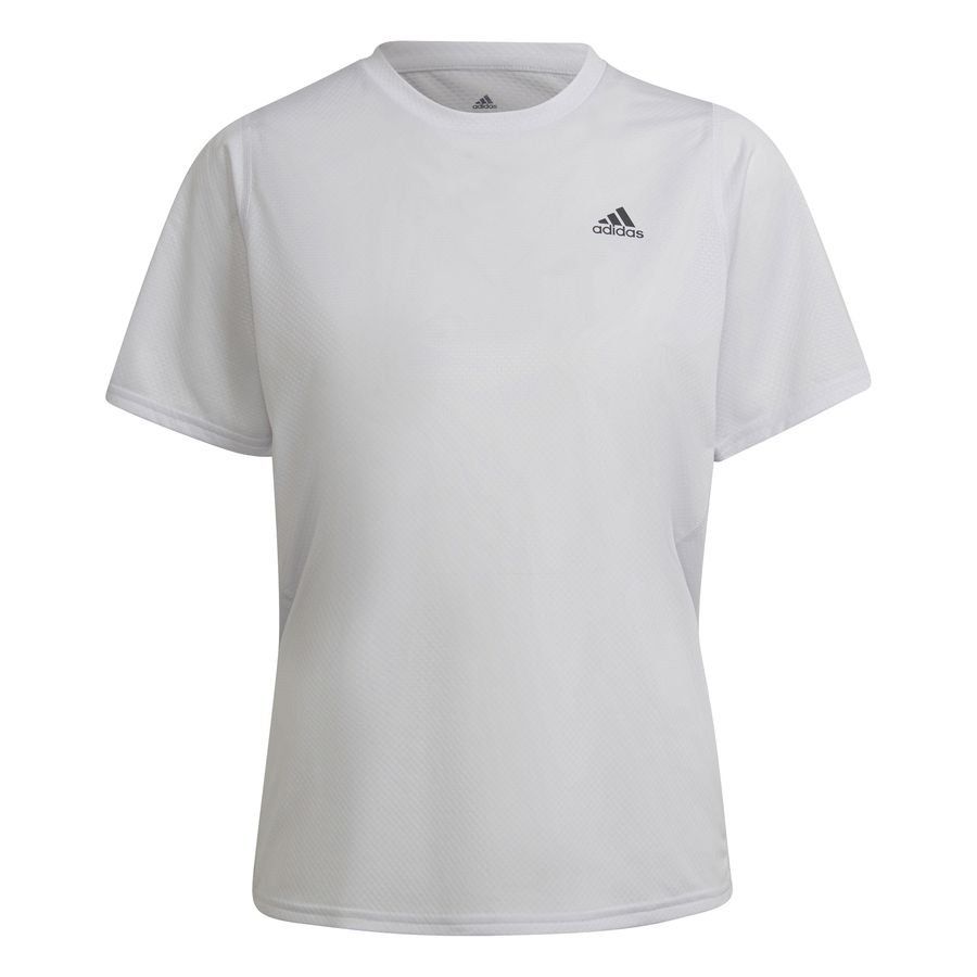 adidas Run Icons Lauf T-Shirt - Weiß/Schwarz von adidas