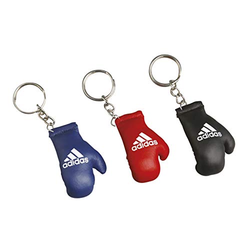 adidas Schlüsselanhänger Boxhandschuh an Kette – Schwarz/Blau/Rot von adidas