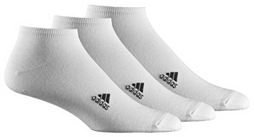 adidas Sneaker Socken Liner Plain T 3PP, White/Black, 47/50, Z11276 von adidas