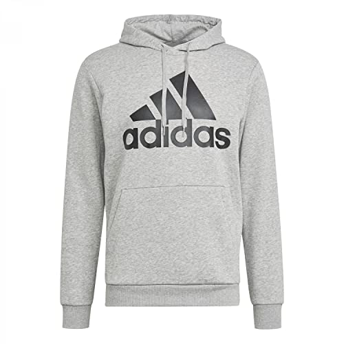 Adidas Speisekarte M BL FL HD Kapuzenschweiß, medium Grey Heather/Black, S von adidas
