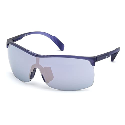 adidas Sport - Sonnenbrille, SP0003 - Maske-Form, Farbe mattes Violett, Gläsern farbe Violett von adidas