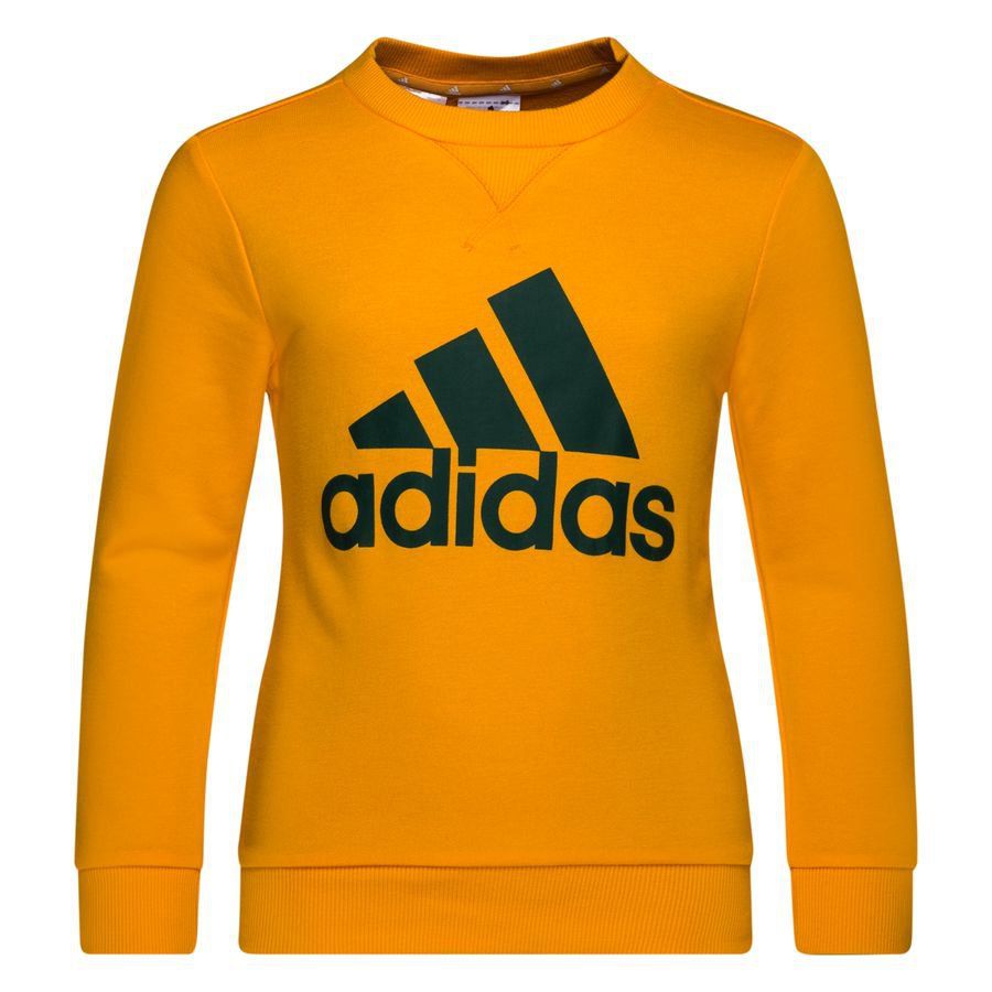 adidas Sweatshirt Big Logo - Orange/Grün Kinder von adidas