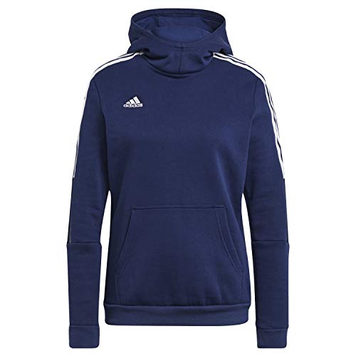 Adidas Women's TIRO21 SW HOODW Sweatshirt, Team Navy Blue, L von adidas