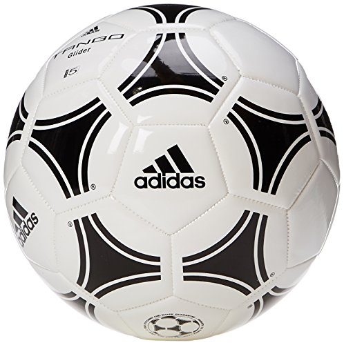 adidas Tango Glider Trainingsball Fußball Ball, White/Black, 5 von adidas