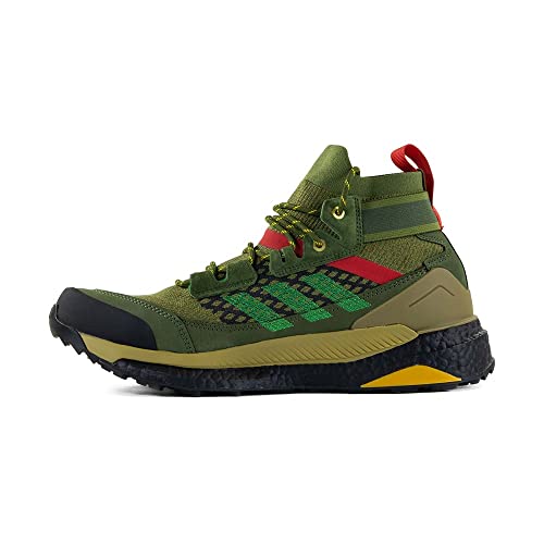 adidas Terrex Free Hiker Blue, Trekkingschuhe für Herren, Wild Pine Vivid Green Vivid Red, 42 EU von adidas