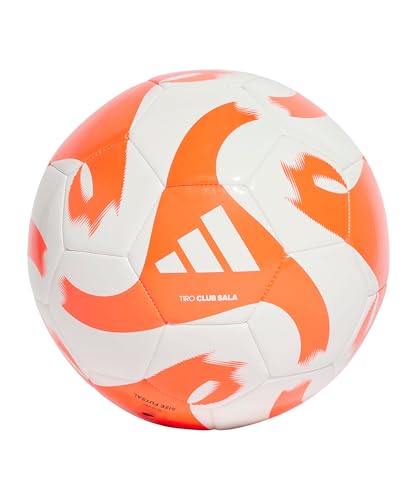 adidas Tiro Club Sala-Ball für Erwachsene, Uni, für Erwachsene, Weiß/Solred von adidas