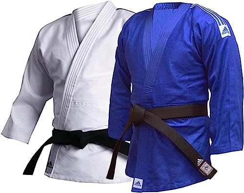 adidas Judo-Uniform Trainingsanzug für Kampfsport, 500 g, weiß, 140 von adidas