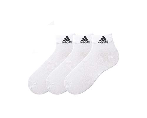 adidas Unisex Per Ankle T 3pp Socken, 3er pack, Weiß (white/Black), 47-50 EU (11.5 - 14 UK) von adidas
