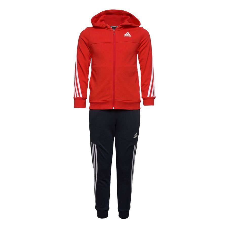 adidas Trainingsanzug 3-Stripes - Rot/Weiß Kinder von adidas