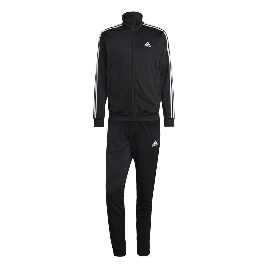 adidas Trainingsanzug 3-Stripes - Schwarz/Weiß von adidas