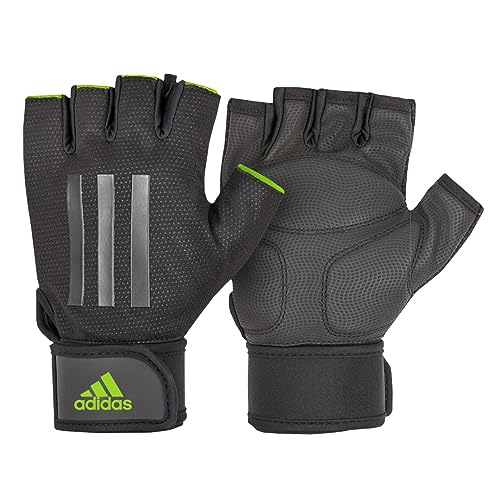adidas Unisex-Adult Elite Trainingshandschuhe-Grün/L, Schwarz, L von adidas