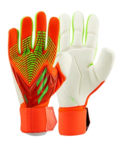 adidas Unisex-Adult Goalkeeper Gloves Pred Gl Com, Solred/Tmsogr/Tmsogr, HC0619, 8- EU von adidas