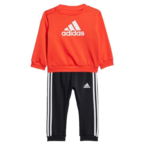 adidas Unisex Baby Badge Of Sport Logo Jogger JUGEND-/BABY-JOGGER, bright red/white, von adidas
