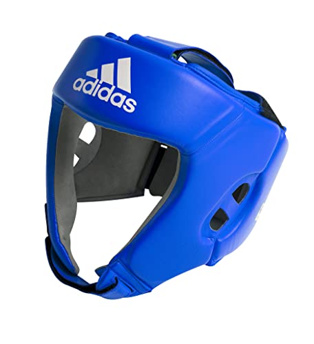 adidas Unisex – Erwachsene IBA Boxing Head Guard Kopfschutz, Blau, M von adidas