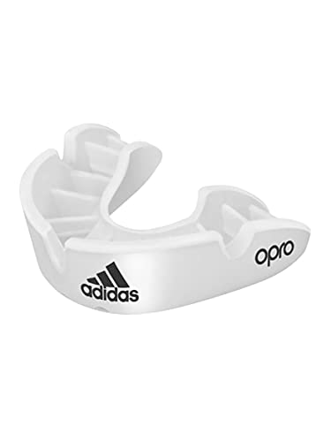 adidas Unisex – Erwachsene Opro Gen4 Bronze Mundschutz, schwarz/weiß, Senior von adidas