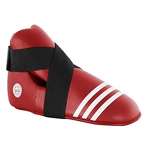 adidas Unisex – Erwachsene WAKO Super Safety Kicks Fußschützer, rot, M von adidas