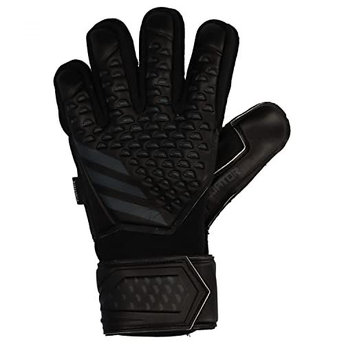 adidas Unisex Goalkeeper Gloves (Fingerschme) Pred Gl MTC Fs, Black/Black/Black, HY4076, Size 7- von adidas