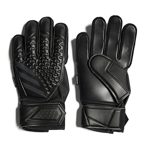 adidas Unisex Goalkeeper Gloves (Fingerschme) Pred Gl MTC Fsj, Black/Black/Black, HY4073, Size 4 von adidas