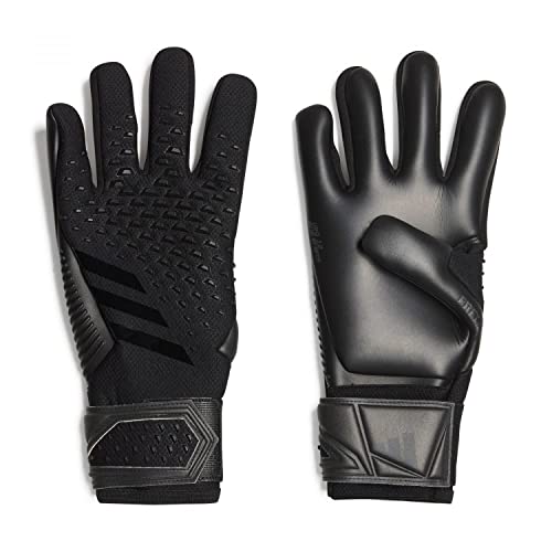 adidas Unisex Goalkeeper Gloves (W/O Fingersave) Predator Competition Goalkeeper Gloves, Black/Black/Black, HY4074, 10- von adidas
