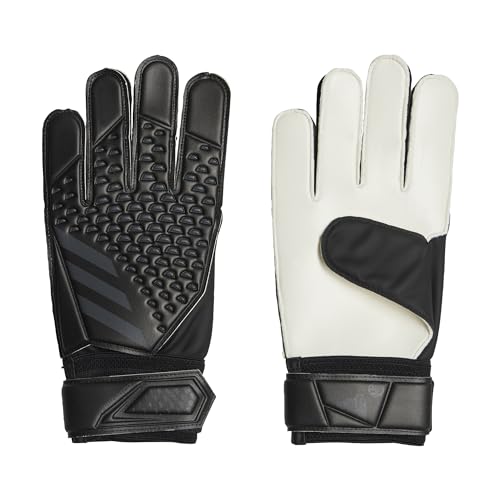 adidas Unisex Goalkeeper Gloves (W/O Fingersave) Predator Training Goalkeeper Gloves, Black/Black/Black, HY4075, 10 von adidas