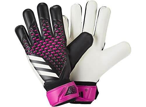 adidas Unisex Goalkeeper Gloves (W/O Fingersave) Predator Training Goalkeeper Gloves, Black/White/Team Shock Pink, HN5587, 10- von adidas