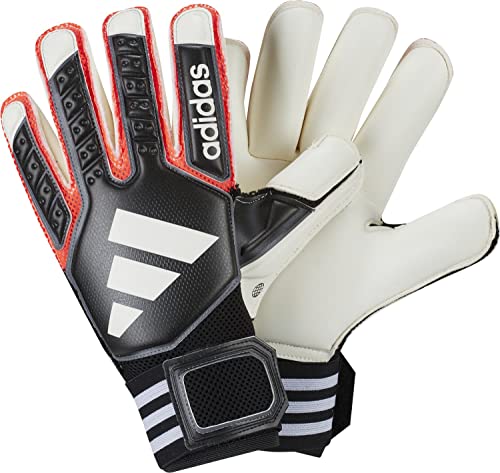 adidas Unisex Goalkeeper Gloves (W/O Fingersave) Tiro Pro Goalkeeper Gloves, Black/White/Iron Met., HN5611, 10 von adidas