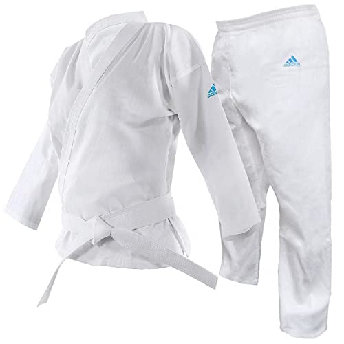 adidas Unisex-Jugend Adistart Karateanzug 197 g Kampfsport Student Gi 160 cm weiß von adidas