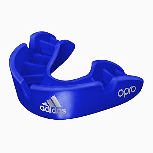 adidas Unisex Jugend Opro Gen4 Bronze Mundschutz, blau/weiß, Junior von adidas