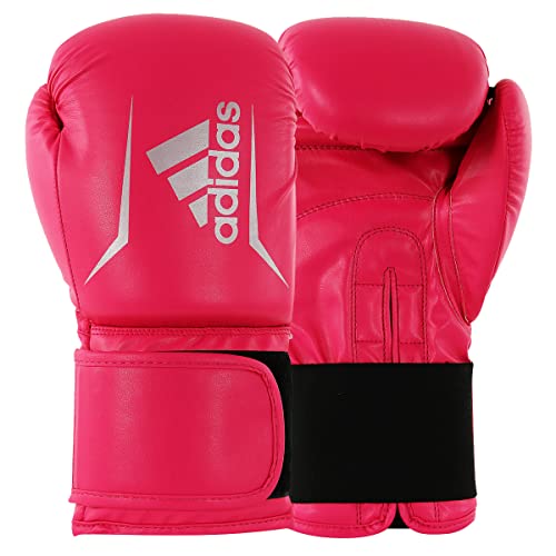 adidas Unisex Jugend Speed 50 Boxhandschuhe, pink/silber, 4 oz EU von adidas