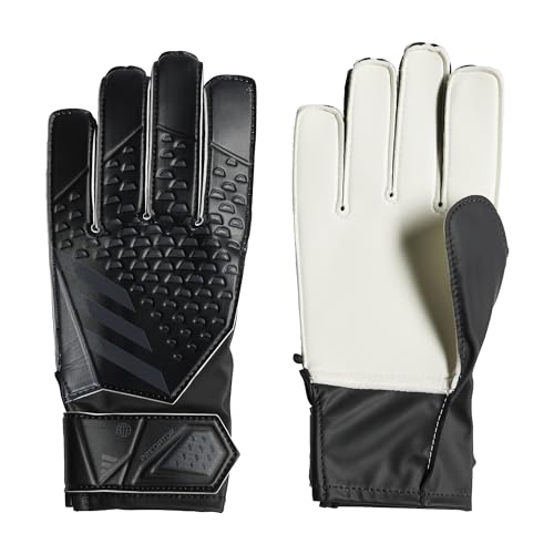 adidas Unisex Kids Goalkeeper Gloves (W/O Fingersave) Predator Training Goalkeeper Gloves, Black/Black/Black, HY4077, 3 von adidas