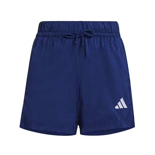 adidas Unisex Kinder Essentials Climacool Shorts, Dark Blue/White, 14-15 Years von adidas